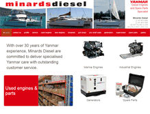Tablet Screenshot of minardsdiesel.com